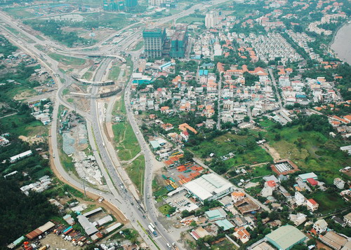 Thành phố nhìn từ trên cao