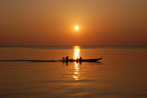 Hoàng hôn trên biển Kiên Giang