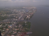 Chiều trên sông Hậu