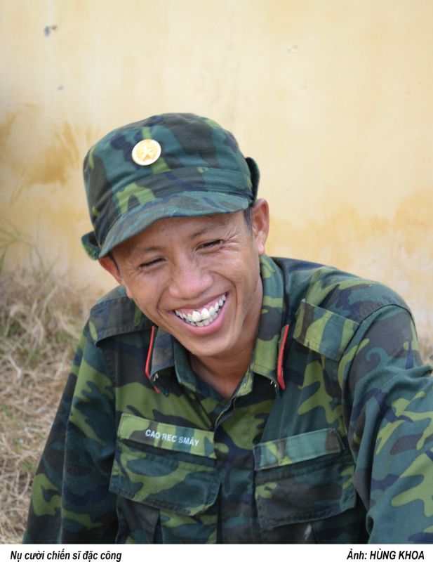 Nụ cười người chiến sĩ Đặc công.