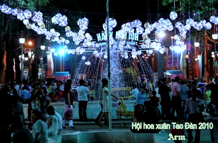 Đêm hội hoa Xuân Tao Đàn